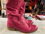 Leuke Fushia Roze Laarsjes Mt 38, Ophalen of Verzenden, Zo goed als nieuw, Roze, Lage of Enkellaarzen
