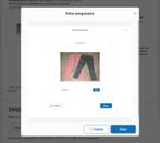 2x Liv broek maat 42 model paula, oud roze en grijs