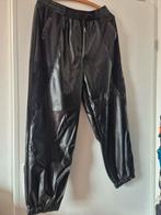 Pu leren broek met kant, Verzenden, Nieuw, Maat 46/48 (XL) of groter, Zwart