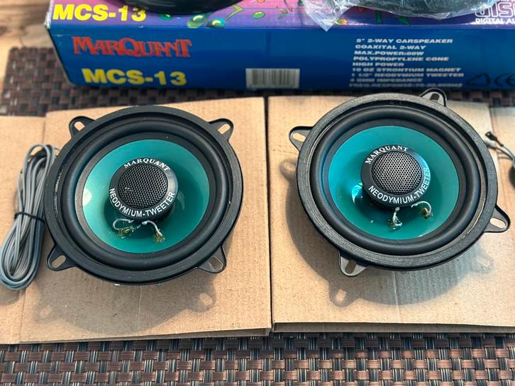 Marquant 2-weg auto luidsprekers (5” 80 watt), Auto diversen, Autospeakers, Nieuw, Ophalen of Verzenden