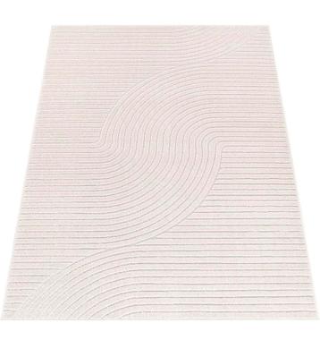 Luxe vloerkleed tapijt 160x230 cm rechthoekig crème  beschikbaar voor biedingen