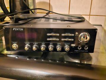 Fenton AV120BT Stereo Karaoke Versterker met draadloze micro beschikbaar voor biedingen