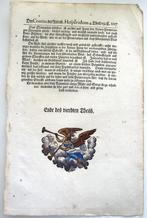 Folioblad 1714 Continuation der Nürnbergischen Hesperidum, Antiek en Kunst, Ophalen of Verzenden