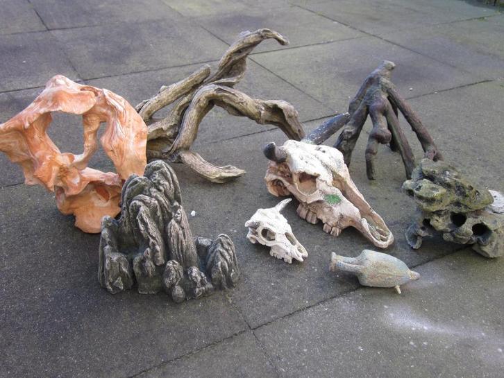 Aquarium decoratie, Dieren en Toebehoren, Vissen | Aquaria en Toebehoren, Gebruikt, Sierelement, Ophalen