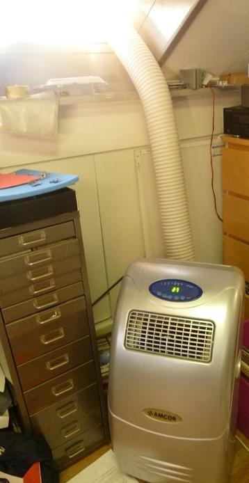 mobiele airco AMCOR werkt prima NU VOOR 40 EURO TE KOOP beschikbaar voor biedingen