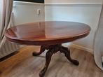 Prachtige Mahonie Ovale Salontafel Bijzettafel, Ophalen, 100 tot 150 cm, 50 tot 75 cm, Queen Anne / Antiek