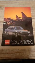 Folder Toyota Carina 1981 / 1983, Gelezen, Toyota, Ophalen of Verzenden, Toyota