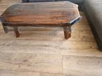 Antieke eikenhouten salontafel, Ophalen, Gebruikt, 100 tot 150 cm, Eikenhout
