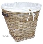 Stevige rieten wasmand, Verzenden, Nieuw, Rond, Riet