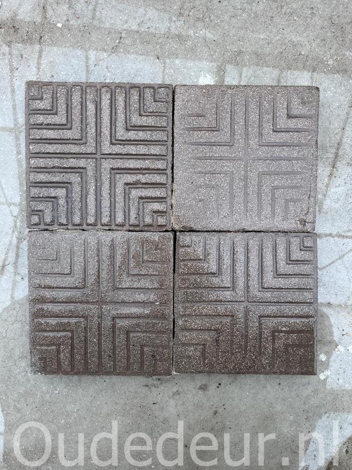 nr. 136 klassieke vloertegels 4,5 m2, Doe-het-zelf en Verbouw, Tegels