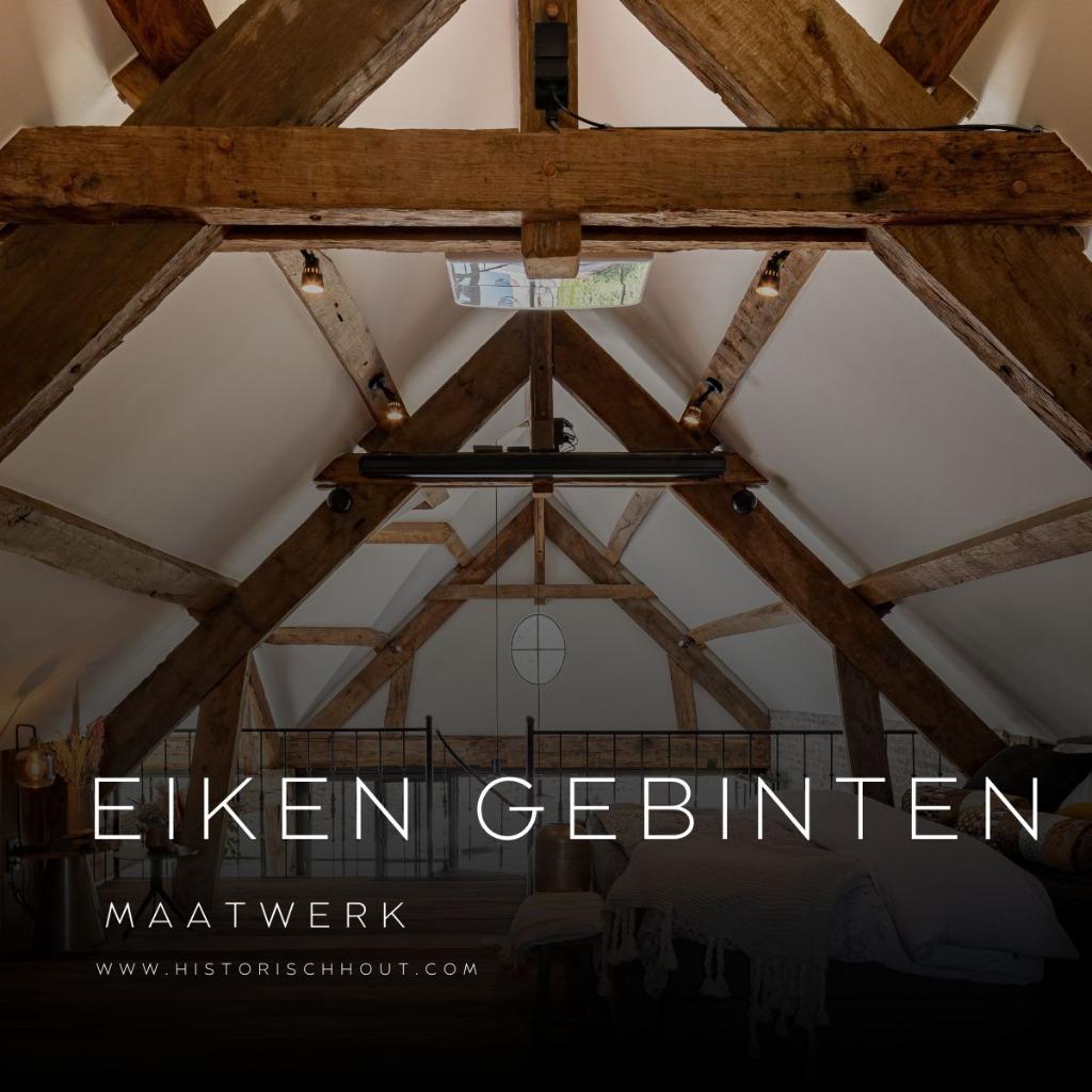 Authentieke eiken gebinten! Bij Historisch Hout! Balken!, Tuin en Terras, Ophalen, 250 cm of meer, Planken