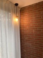 Glazen, vintage, hanglamp, Huis en Inrichting, Lampen | Hanglampen, Ophalen, Zo goed als nieuw, Glas, 50 tot 75 cm