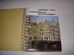 Mooie oude agenda Amsterdam restaureert uit 1976, Diversen, Agenda's, Gebruikt, Ophalen of Verzenden