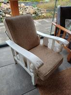 2 Verstelbare rookstoelen, in goede staat, Huis en Inrichting, Fauteuils, Hout, Gebruikt, Klassiek, 75 tot 100 cm