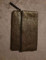 Gouden Clutch, Sieraden, Tassen en Uiterlijk, Tassen | Damestassen, Ophalen of Verzenden, Gebruikt, Geel, Avondtasje