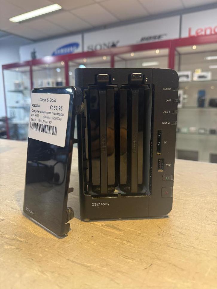 SYNOLOGY - DS214 PLAY, Computers en Software, NAS, Zo goed als nieuw, Ophalen