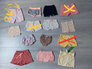 Korte broeken maat 74 meisje shorts korte broek short beschikbaar voor biedingen