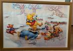 Winnie The Pooh winterthema, 50 tot 75 cm, Ophalen of Verzenden, Zo goed als nieuw, Schilderij
