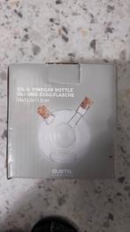 Gusta Olie & Azijn Flesje - Glas met Kurk, Ophalen of Verzenden, Nieuw