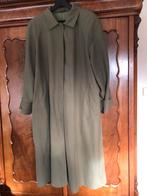 Mooie lange jas/ trenchcoat, Kleding | Dames, Jassen | Winter, Ophalen of Verzenden, Gedragen, Maat 38/40 (M), Groen