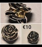 Bedel zilver roos * meer bedels te koop *, Overige merken, Ophalen of Verzenden, Zo goed als nieuw, 1 bedel