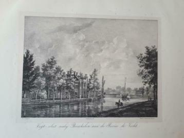 19/ Breukelen    Vechtvliet  Litho 1836  vrij zeldzaam beschikbaar voor biedingen
