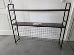 Nieuw! Zwart metalen rek planken multifunctionele boekenkast, Ophalen of Verzenden, Nieuw