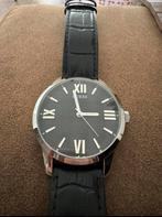 Guess heren horloge, Sieraden, Tassen en Uiterlijk, Horloges | Heren, Ophalen, Zo goed als nieuw, Staal, Overige merken