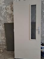 Voordeur met glas, Doe-het-zelf en Verbouw, Ophalen, Gebruikt, 80 tot 100 cm, Buitendeur
