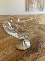 Antiek Glas met Zilveren Voet, Ophalen of Verzenden