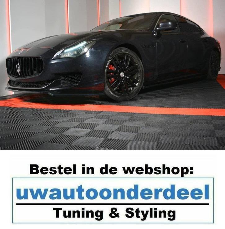 Maxton Maserati Quattroporte MK6 Spoiler Voorspoiler Lip Spl, Auto diversen, Overige Auto diversen, Verzenden