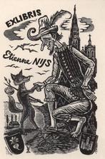 1070 Ex Libris België : Antoon Vermeylen, 1971, Antiek en Kunst, Kunst | Etsen en Gravures, Verzenden