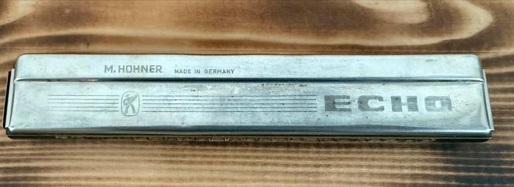 M. Hohner Echo Mondharmonica in C, Muziek en Instrumenten, Blaasinstrumenten | Mondharmonica's, Gebruikt, Diatonisch, C-mondharmonica