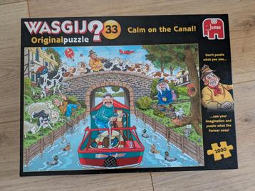 Wasgij puzzel nr. 33: Calm on the canal beschikbaar voor biedingen