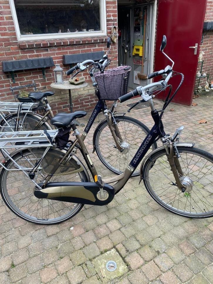 Elektrische fietsen, Fietsen en Brommers, Elektrische fietsen, Gebruikt, Batavus, 55 tot 59 cm, 50 km per accu of meer, Ophalen