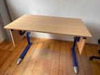 Stevig, verstelbaar bureau, hout/metaal (Ketteler), Huis en Inrichting, Bureaus, Ophalen, In hoogte verstelbaar, Gebruikt, Bureau