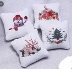 Kerst Poppenhuis Kussentjes - Set van 4, Verzamelen, Ophalen of Verzenden, Nieuw