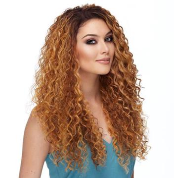 Lace pruik lang met krullen Delaney kleur TT4.3147 beschikbaar voor biedingen