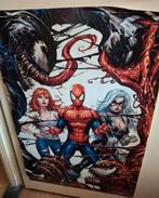 Spiderman Poster met Venom en Carnage, Deurposter of groter, Ophalen of Verzenden, Film en Tv, Rechthoekig Staand