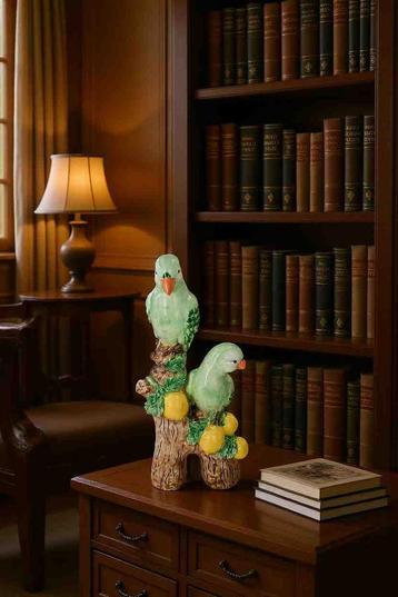 Verfijnde Elegantie: Decoratief Vogelpaar als Stateme g93842 beschikbaar voor biedingen