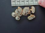 Brouce mickey mouce met steentjes swarovski, Ophalen of Verzenden, Zo goed als nieuw, Overige materialen