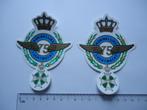 sticker Leger klu luchtmacht vliegtuig wings defensie retro, Verzamelen, Stickers, Verzenden