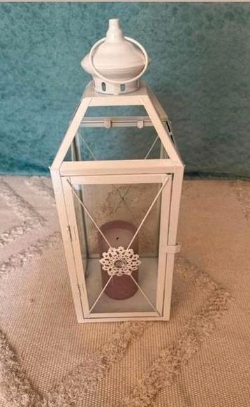 Witte Lantaarns - Sfeervolle Decoratie nog 14 stuks beschikbaar voor biedingen