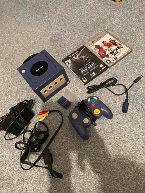 Gamecube set met garantie, Spelcomputers en Games, Spelcomputers | Nintendo GameCube, Zo goed als nieuw, Met 1 controller, Ophalen of Verzenden