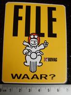 sticker file waar? bovag logo motorrijden motoren, Verzamelen, Stickers, Verzenden, Zo goed als nieuw, Bedrijf of Vereniging