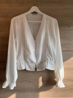 Wit blousje maat S/M viscose, Ophalen of Verzenden, Zo goed als nieuw, Maat 36 (S), Wit