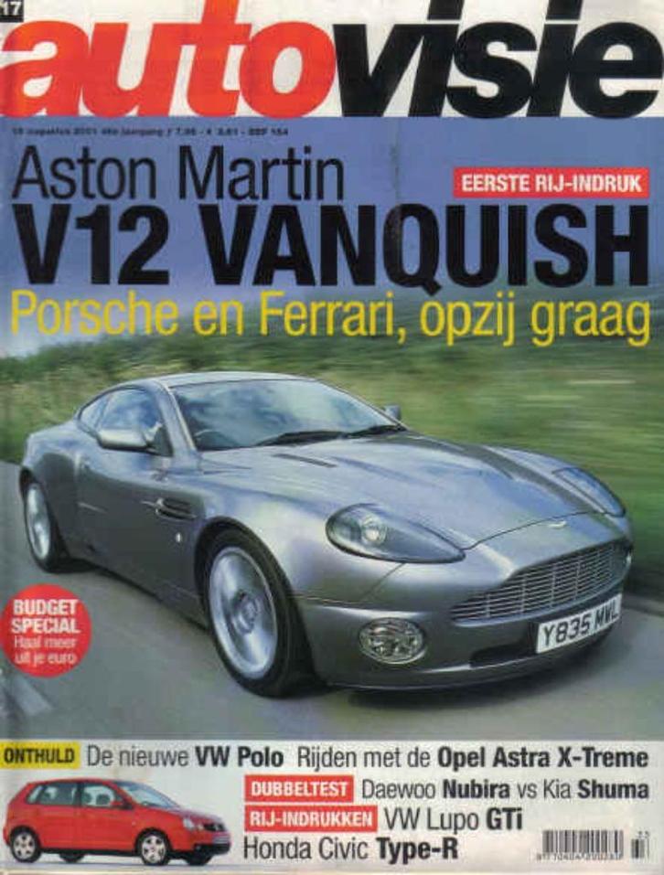 Autovisie 17 2001 : Honda Civic Type R - VW Lupo GTI - Opel, Boeken, Auto's | Folders en Tijdschriften, Gelezen, Algemeen, Ophalen of Verzenden