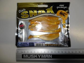 Kunstaas: Fox Rage Fish Snax Rip Shaker 9 cm shads beschikbaar voor biedingen