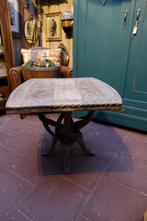 Eiken kleine salon tafel demontabel, Ophalen