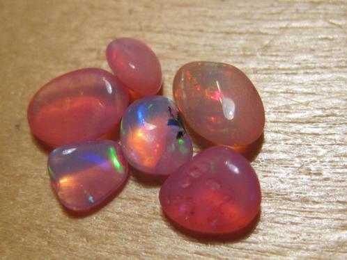 e. prachtige edelsteen ROZE REGENBOOG OPAAL (WELO) (3), Sieraden, Tassen en Uiterlijk, Edelstenen, Nieuw, Verzenden